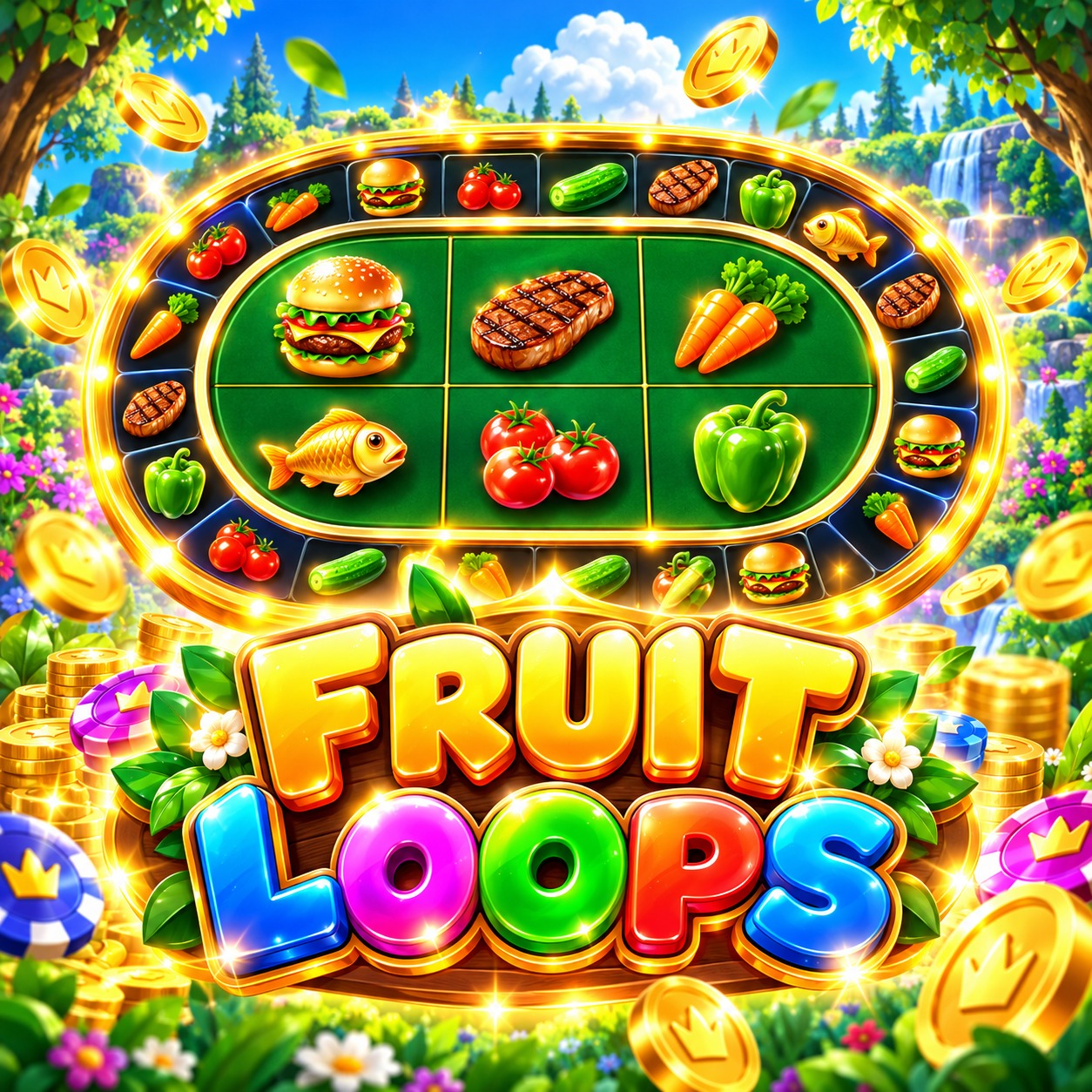 Fruit Roulette - Real Time Multiplayer Livestreaming Game for Apps